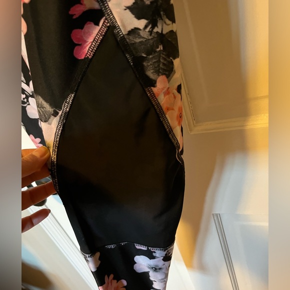 Floral Jockey Workout Pants, Size XL - Picture 4 of 5